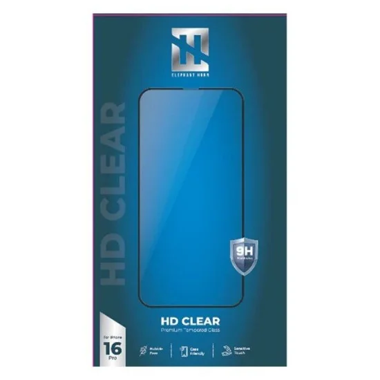 Screen Protector Iphone 16 Pro Max Hd Clear Tempered Glass Elephant Horn - Clear